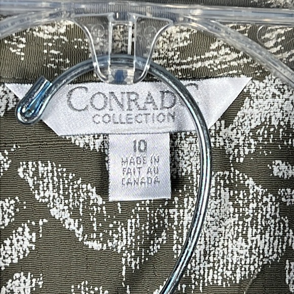 Conrad C Button Up Shirt and Pants Plants Herb Floral 2 Piece Set Size 10 - Picture 3 of 15